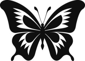 geformt Schmetterling Emblem monochromatisch Meisterschaft Mitternacht einfarbig Majestät Antenne Symbol vektor