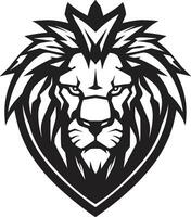 herumstreifen Exzellenz schwarz Vektor Löwe Symbol Löwen Legende Emblem Logo Exzellenz