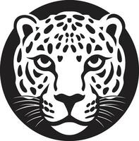 de prowling panter vektor svart leopard ikon slående elegans svart leopard logotyp i vektor