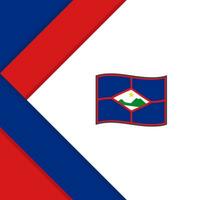 sint eustatius flagga abstrakt bakgrund design mall. sint eustatius oberoende dag baner social media posta. sint eustatius illustration vektor