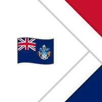 tristan da cunha flagga abstrakt bakgrund design mall. tristan da cunha oberoende dag baner social media posta. tristan da cunha tecknad serie vektor