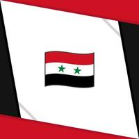 syrien flagga abstrakt bakgrund design mall. syrien oberoende dag baner social media posta. syrien oberoende dag vektor