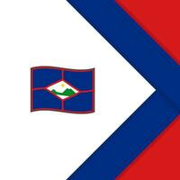 sint eustatius flagga abstrakt bakgrund design mall. sint eustatius oberoende dag baner social media posta. sint eustatius tecknad serie vektor