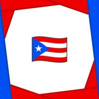 puerto rico Flagge abstrakt Hintergrund Design Vorlage. puerto rico Unabhängigkeit Tag Banner Sozial Medien Post. puerto rico Banner vektor