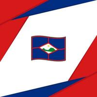 sint Eustatius Flagge abstrakt Hintergrund Design Vorlage. sint Eustatius Unabhängigkeit Tag Banner Sozial Medien Post. sint Eustatius vektor