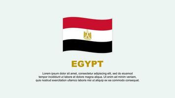 Ägypten Flagge abstrakt Hintergrund Design Vorlage. Ägypten Unabhängigkeit Tag Banner Sozial Medien Vektor Illustration. Ägypten Hintergrund