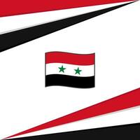 syrien flagga abstrakt bakgrund design mall. syrien oberoende dag baner social media posta. syrien design vektor