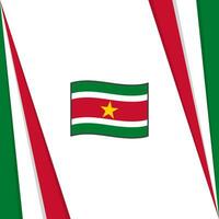 suriname flagga abstrakt bakgrund design mall. suriname oberoende dag baner social media posta. suriname flagga vektor