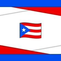 puerto rico Flagge abstrakt Hintergrund Design Vorlage. puerto rico Unabhängigkeit Tag Banner Sozial Medien Post. puerto rico Vektor