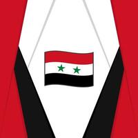 Syrien Flagge abstrakt Hintergrund Design Vorlage. Syrien Unabhängigkeit Tag Banner Sozial Medien Post. Syrien Hintergrund vektor