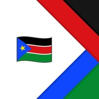 söder sudan flagga abstrakt bakgrund design mall. söder sudan oberoende dag baner social media posta. söder sudan tecknad serie vektor