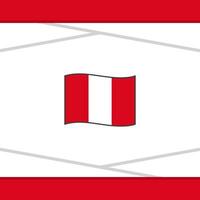 Peru Flagge abstrakt Hintergrund Design Vorlage. Peru Unabhängigkeit Tag Banner Sozial Medien Post. Peru Vektor