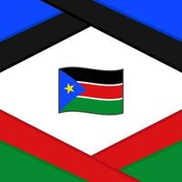söder sudan flagga abstrakt bakgrund design mall. söder sudan oberoende dag baner social media posta. söder sudan mall vektor