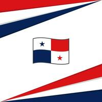 Panama Flagge abstrakt Hintergrund Design Vorlage. Panama Unabhängigkeit Tag Banner Sozial Medien Post. Panama Design vektor