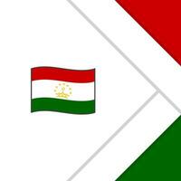 Tadschikistan Flagge abstrakt Hintergrund Design Vorlage. Tadschikistan Unabhängigkeit Tag Banner Sozial Medien Post. Tadschikistan Banner vektor
