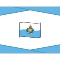 san Marino Flagge abstrakt Hintergrund Design Vorlage. san Marino Unabhängigkeit Tag Banner Sozial Medien Post. san Marino Vektor