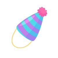 fest hattar. färgrik hattar för partier. fira födelsedag vektor