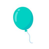 fest ballonger. färgrik ballonger för dekorera födelsedag parter vektor