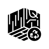 Öko freundlich Dekor Glyphe Symbol Vektor Illustration