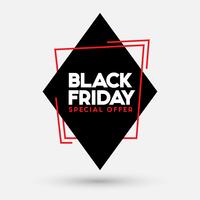 Black Friday-Verkaufsvektorabbildung vektor