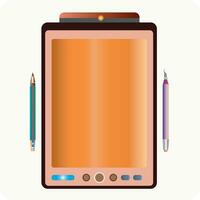 Digital Schreiben Pad, Schreiben klopfen, kreativ Stift Anzeige, Zeichnung Tablette, Vektor Bild