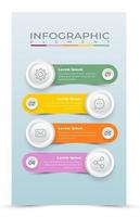 illustration vektor design process infographic mall