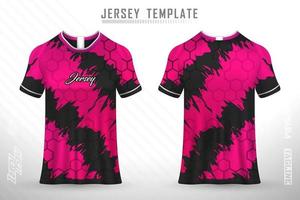 sport jersey och t-shirt mall sport jersey design vektor mockup