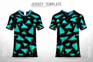 Sport-Trikot und T-Shirt-Vorlage Sport-Trikot-Design-Vektor-Modell vektor