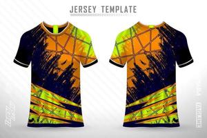 Sport-Trikot und T-Shirt-Vorlage Sport-Trikot-Design-Vektor-Modell vektor