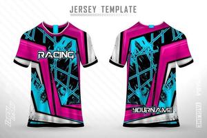 sport jersey och t-shirt mall sport jersey design vektor mockup