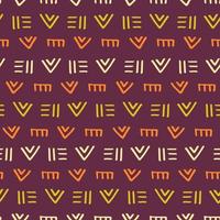 tribal afrikanska, aztec prydnad sömlösa mönster vektor