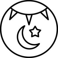 Girlanden-Vektor-Symbol vektor