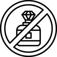 Nein Parfüm Vektor Symbol