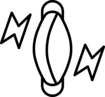 Muskel Schmerzen Vektor Symbol