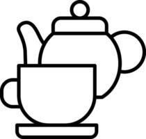 Tee einstellen Vektor Symbol