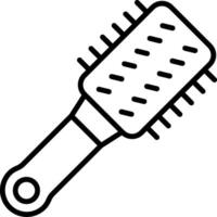 Vektorsymbol für Haarbürste vektor