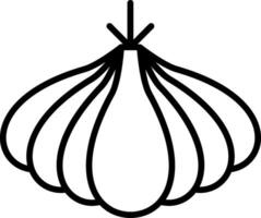 Knoblauch-Vektor-Symbol vektor