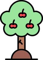 Apfel Baum Vektor Symbol