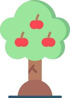 Apfel Baum Vektor Symbol