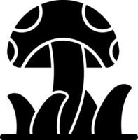 Pilz-Vektor-Symbol vektor