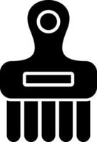 afro Kamm Vektor Symbol