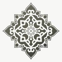 Entwurfsvorlage des flachen Mandala-Hintergrunds vektor