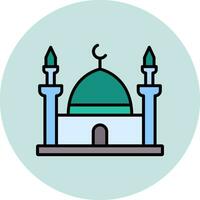 Moschee-Vektor-Symbol vektor