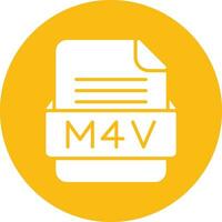 m4v Datei Format Vektor Symbol