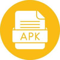 apk Datei Format Vektor Symbol