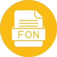 fon Datei Format Vektor Symbol