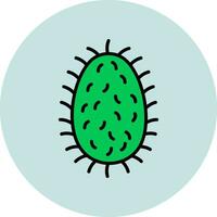 Tollwut Lyssavirus Vektor Symbol