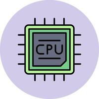 cpu vektor ikon