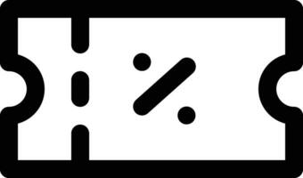 Rabattgutschein-Vektorsymbol vektor
