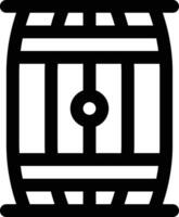 Barrel-Vektor-Symbol vektor